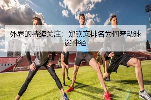 外界的持续关注：郑钦文排名为何牵动球迷神经